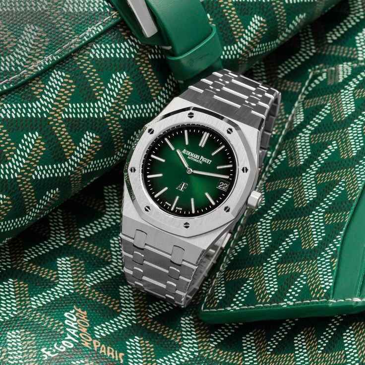 Audemars Piguet Royal Oak Jumbo Extra thin Japanese Automatic Men’s Watch - Therealtime