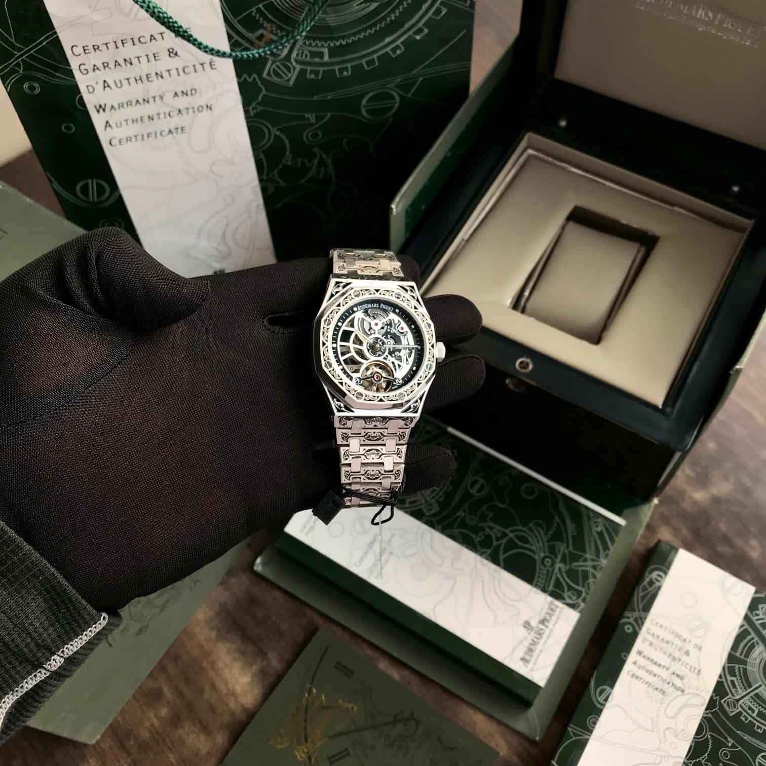 Audemars Piguet Skeleton Watch - Double Balance Wheel Limited Edition Men’s Timepiece - Therealtime