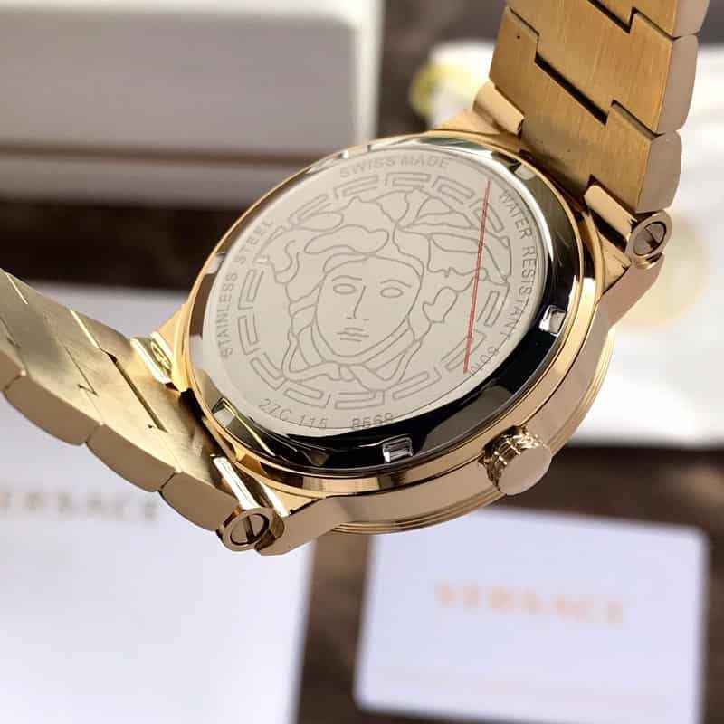 VERSACE VE7G00323 Greca Logo Moonph Full gold Analog Womens Watch