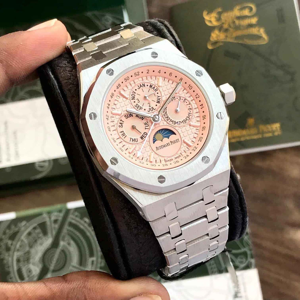 Audemars Piguet Royal Oak Perpetual Calendar Salmon Dial Automatic Men’s Watch