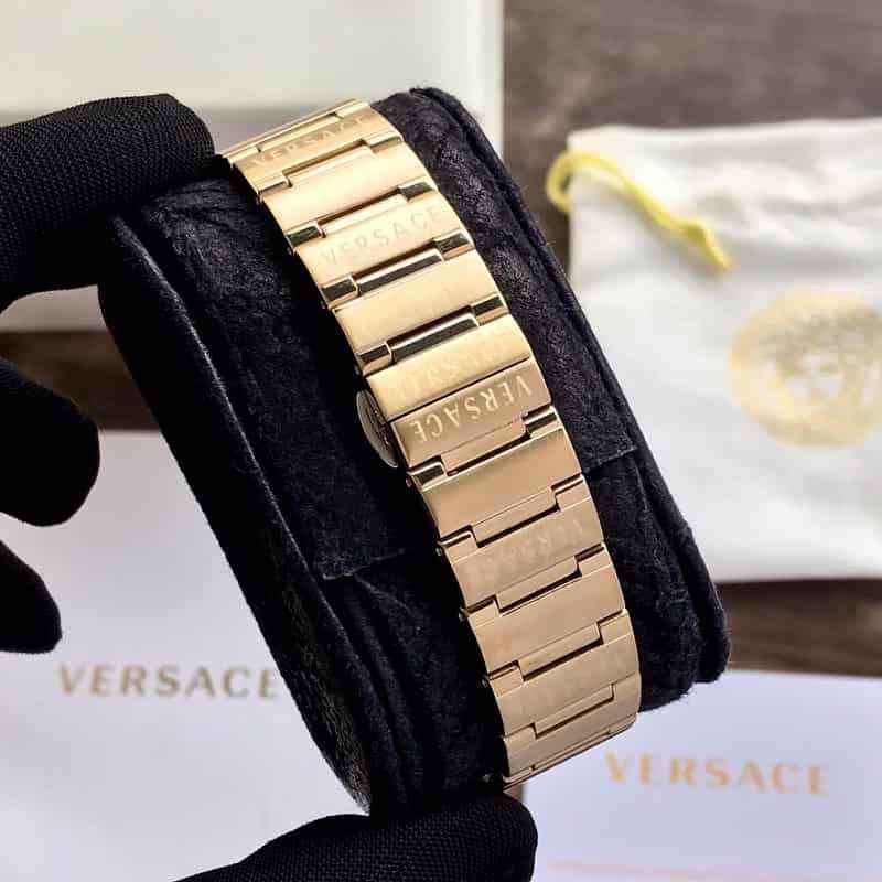 VERSACE VE7G00323 Greca Logo Moonph Full gold Analog Womens Watch