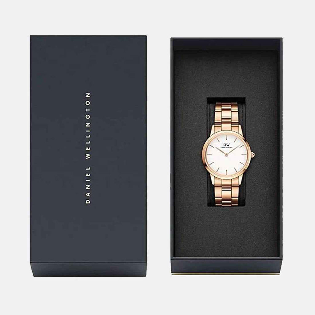 Daniel Wellington Iconic White Analog Stainless Steel Women’s Watch