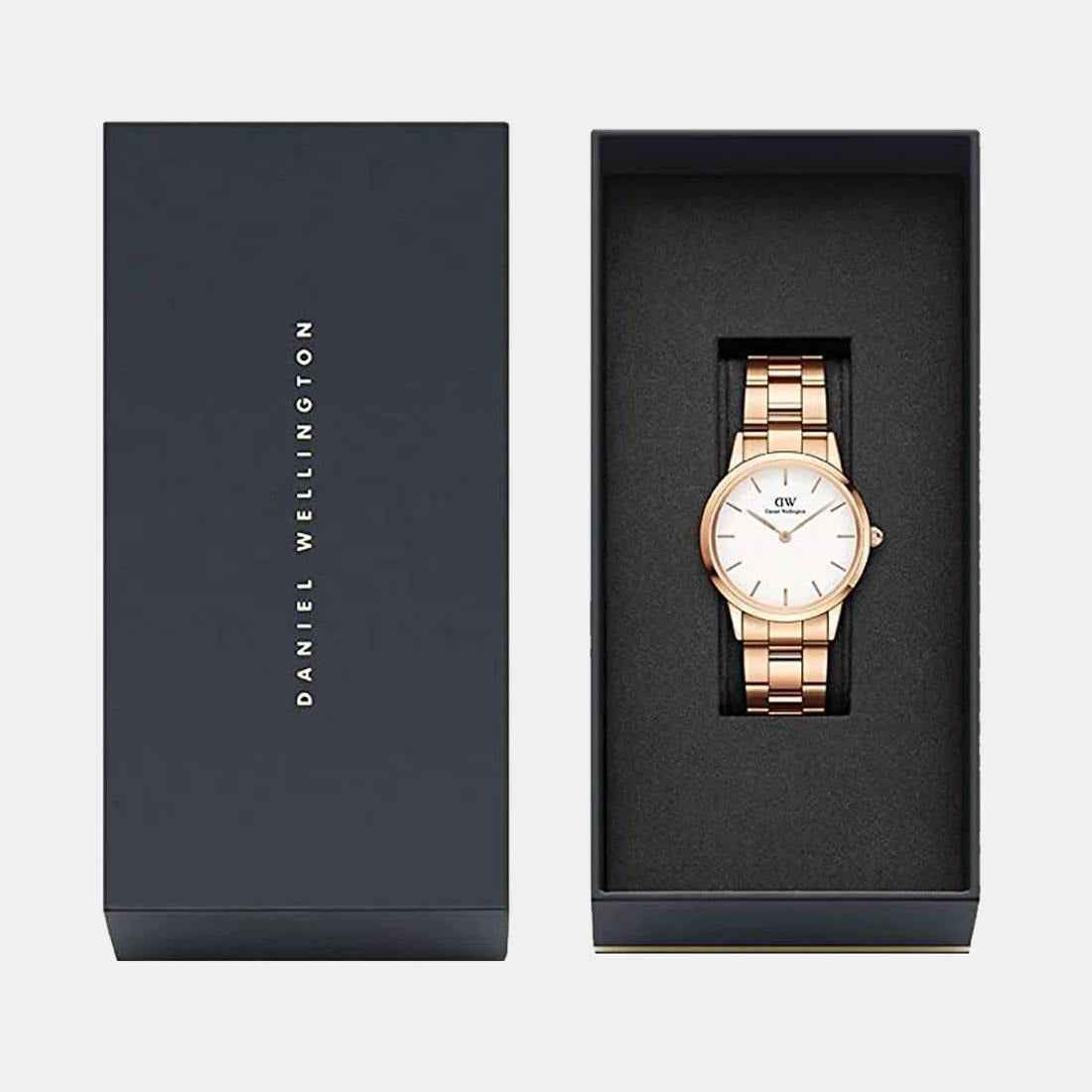 Daniel Wellington Iconic White Analog Stainless Steel Women’s Watch