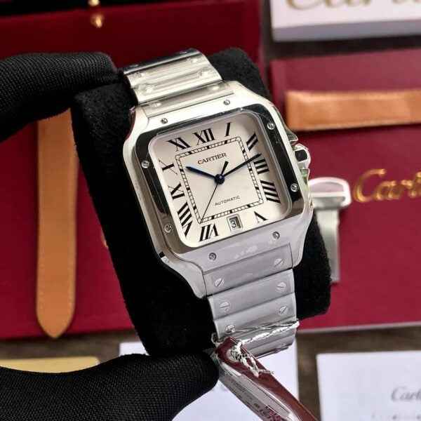 Cartier Panthere De Cartier Silver White Dial Premium Women’s Watch - Therealtime
